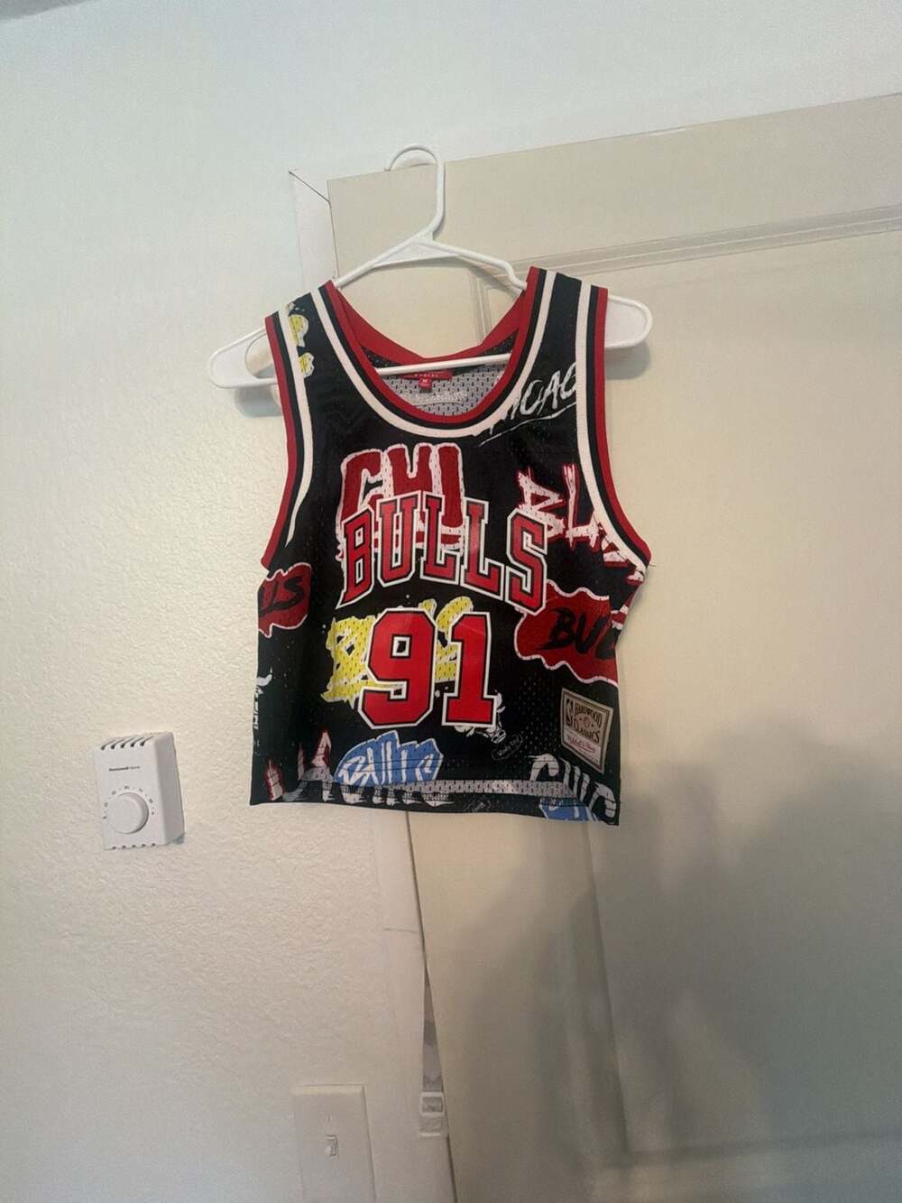 Mitchell & Ness Women's Chicago Bulls Dennis Rodman 91 Hardwood Classics Slap St